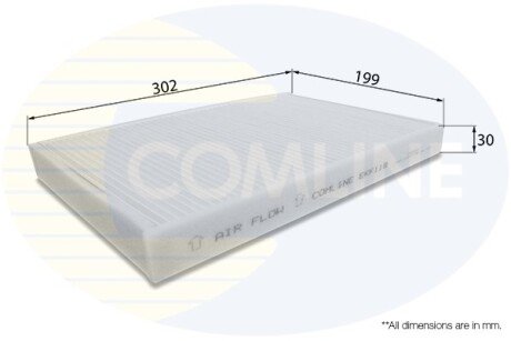 Фильтр, воздух во внутренном пространстве COMLINE EKF119 (фото 1)