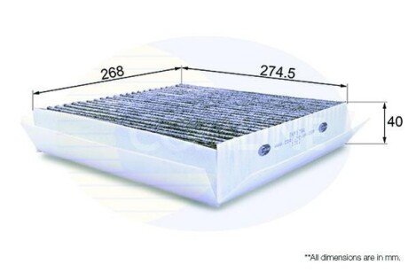 Воздушный фильтр COMLINE EKF179A