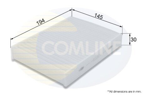 Фильтр, воздух во внутренном пространстве COMLINE EKF404