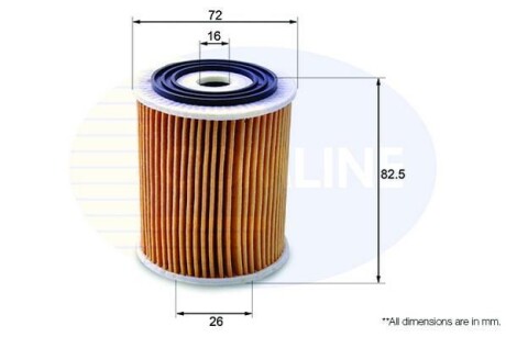 Масляный фильтр COMLINE EOF167