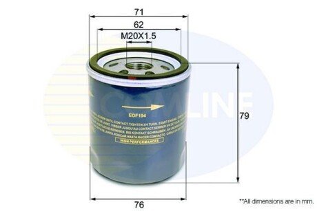 Масляный фильтр COMLINE EOF194