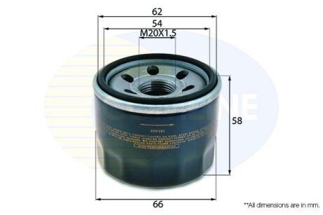 Масляный фильтр COMLINE EOF220