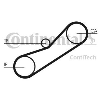 Belt Kit CONTINENTAL CTAM Contitech CT1042K1