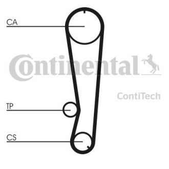 Belt Kit Contitech CT569K1 (фото 1)