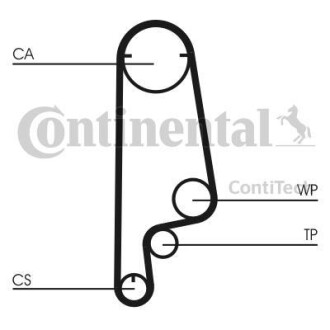 Belt CONTINENTAL CTAM Contitech CT627