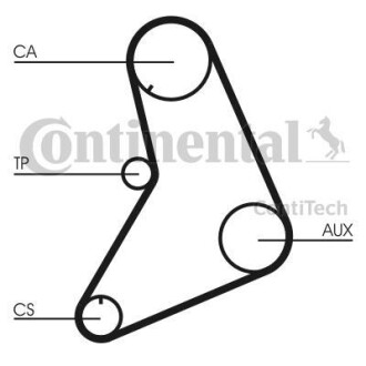 Belt Kit CONTINENTAL CTAM Contitech CT685K1