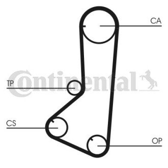 Комплект ремня грм CONTINENTAL Contitech CT801K1