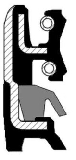 U.40x65x27,5 CARRARO NBR COMBI SF19 + CORTECO 12035339B