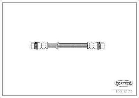 Гальмівний шланг CORTECO 19018173