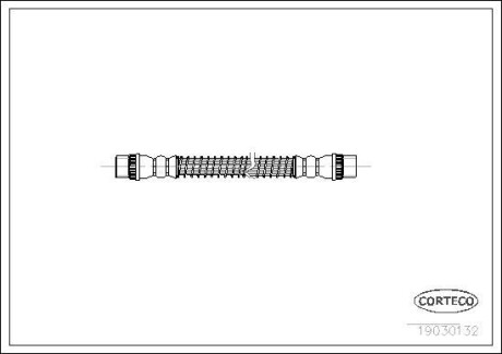 Тормозной шланг CORTECO 19030132
