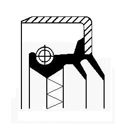 Фото ущільнююче кільце CORTECO 19037022B Ущільнююче кільце CORTECO 19037022B