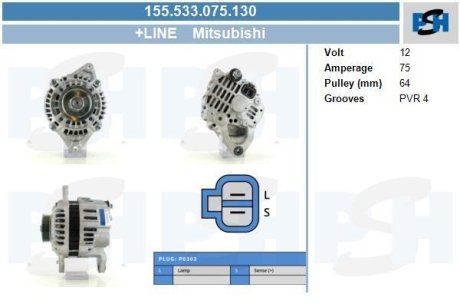 Генератор CV PSH 155533075130