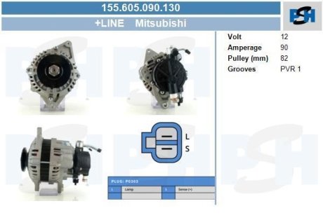 Генератор CV PSH 155605090130