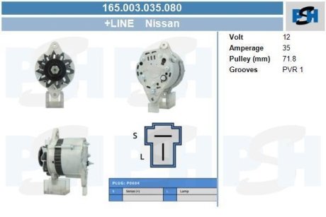 Генератор CV PSH 165003035080