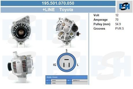 Генератор CV PSH 195501070050