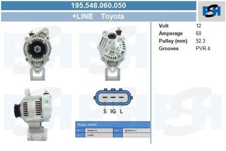 Генератор CV PSH 195548060050