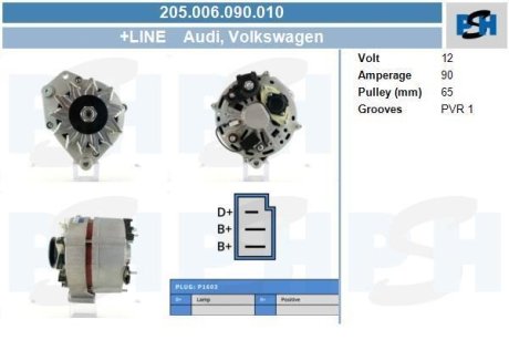 Генератор CV PSH 205006090010