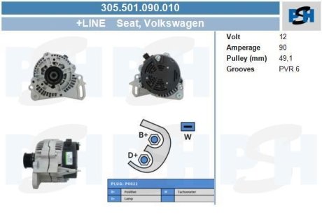 Генератор CV PSH 305501090010