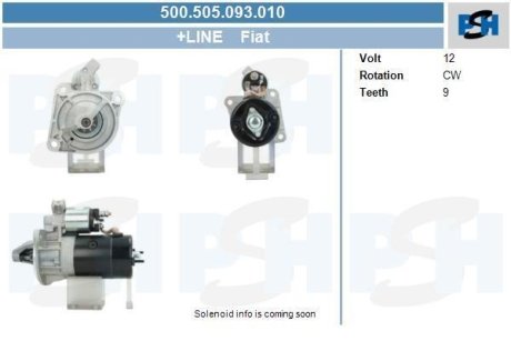 Стартер CV PSH 500505093010 (фото 1)