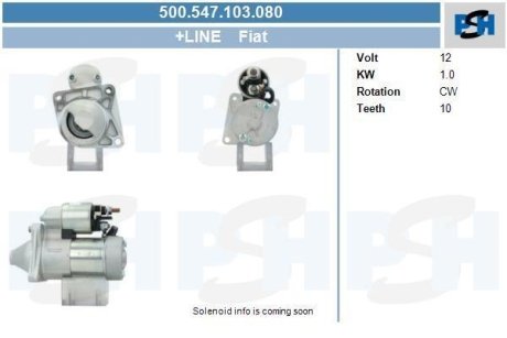 Стартер CV PSH 500547103080