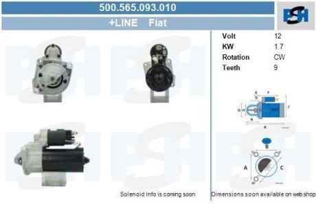 Стартер CV PSH 500565093010