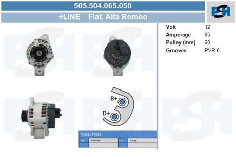 Генератор CV PSH 505504065050