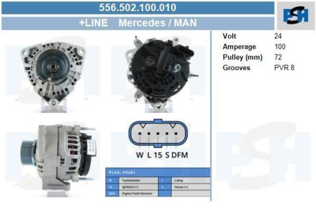 Автозапчасть CV PSH 556.502.100.010