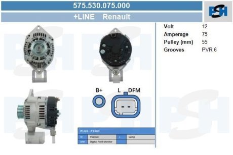 Генератор CV PSH 575530075000