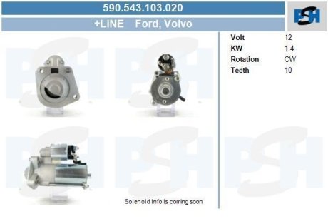 Стартер CV PSH 590543103020