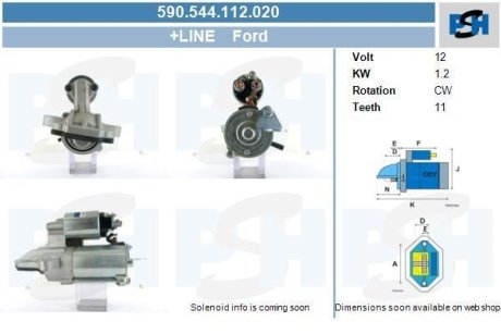 Стартер CV PSH 590544112020