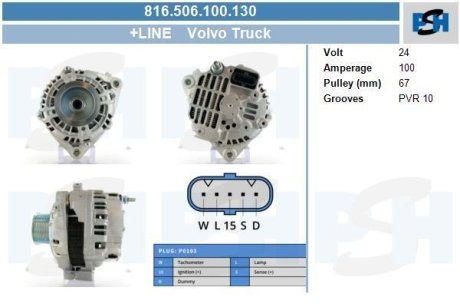 Генератор CV PSH 816506100130