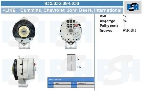 Генератор CV PSH 835032094030