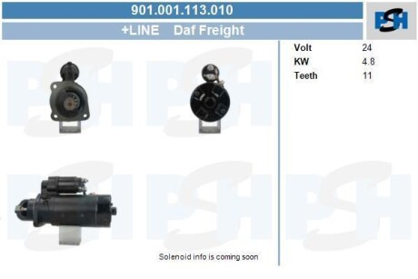 Стартер CV PSH 901001113010