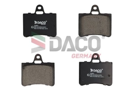 Гальмівні колодки DACO Germany 320601