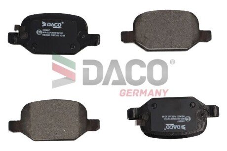 Колодки гальмівні (задні) Fiat 500L 12- DACO DACO Germany 320907