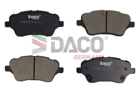 Колодки гальмівні дискові пер. DACO Germany 321002