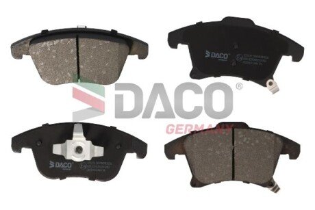 Колодки гальмівні (передні) Ford Galaxy III/Mondeo V/S-Max 14- DACO DACO Germany 321016