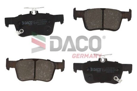 Колодки гальмівні (задні) Honda Civic 1.0-2.0 16V 15- DACO DACO Germany 321205 (фото 1)