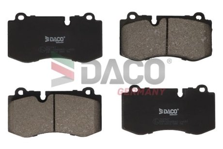 Колодки гальмівні (передні) MB (W211/W221D) 2.1-5.5 05-13 DACO DACO Germany 322347