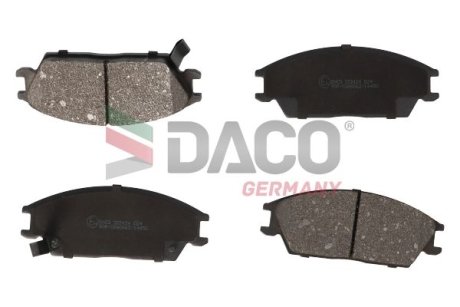 Колодки гальмівні перед. HYUNDAI GETZ (TB) 09/02-, ACCENT (LC) 01/00- (Mendo) DACO Germany 323424