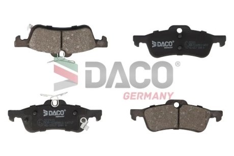 Комплект гальмівних колодок DACO DACO Germany 323910