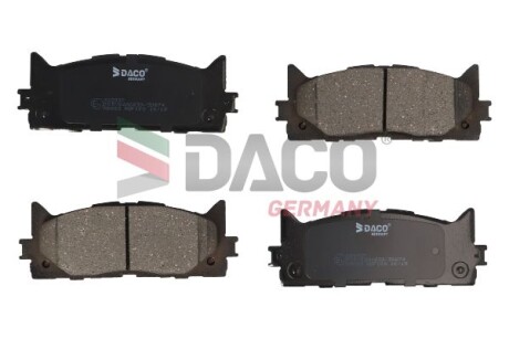 Колодки гальмівні (передні) Toyota Camry/Lexus ES 01- (Akebono) DACO DACO Germany 323937