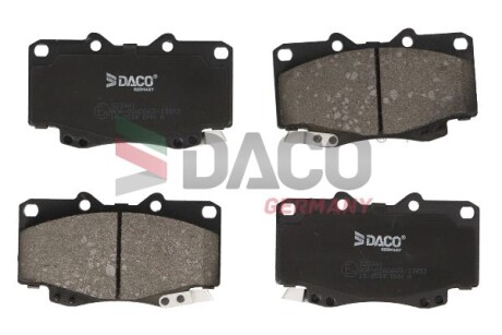 Колодки гальмівні (передні) Citroen С1/Peugeot 107/Toyota Aygo 05- (Bendix-Bosch) DACO DACO Germany 323941