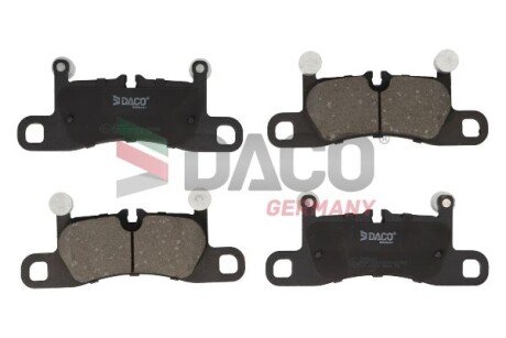 Колодки гальмівні (задні) VW Touareg/Porsche Cayenne 10- (187.5x75.5) DACO DACO Germany 324207