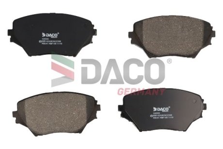 Колодки гальмівні TOYOTA RAV-4 00-05 DACO Germany 324555