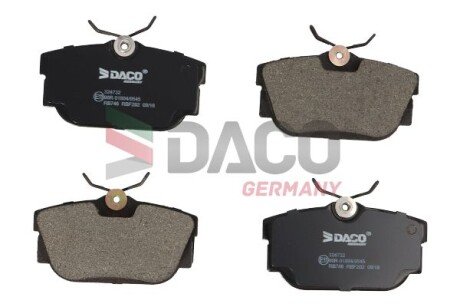 Комплект гальмівних колодок DACO DACO Germany 324732