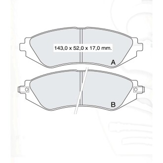 Гальмівні колодки DAFMI DAFMI / INTELLI D133E