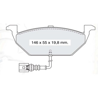 Гальмівні колодки DAFMI DAFMI / INTELLI D137E