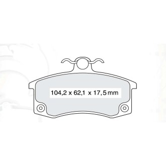 Гальмівні колодки DAFMI DAFMI / INTELLI D140EI