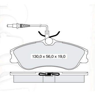 Гальмівні колодки DAFMI DAFMI / INTELLI D144E